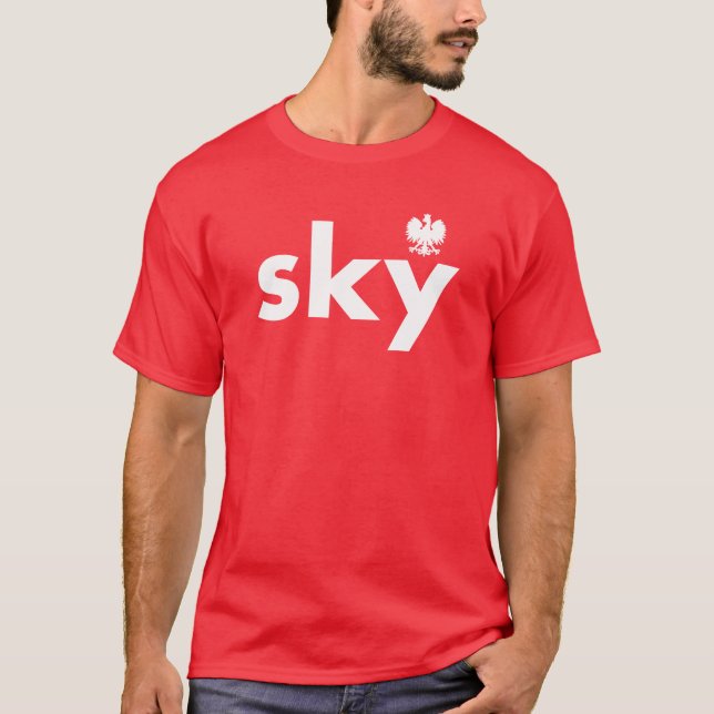 Camiseta de apellido polaco SKY (Anverso)