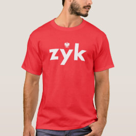 camiseta de apellido polaco zyk