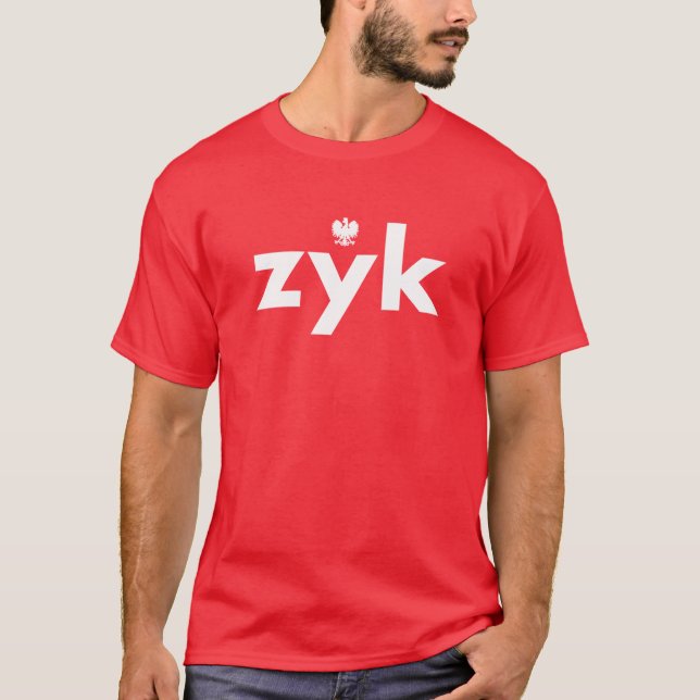 camiseta de apellido polaco zyk (Anverso)