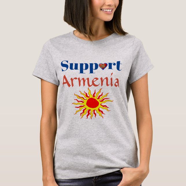 Camiseta de apoyo a Armenia (Anverso)