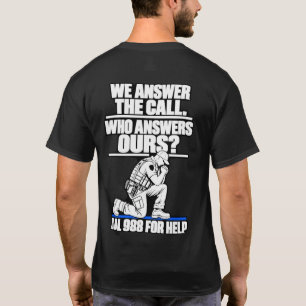 Camiseta de Apoyo a la Salud Mental de Oficiales d