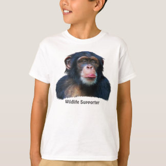 Camiseta de apoyo a la vida silvestre CHIMPANZEE I