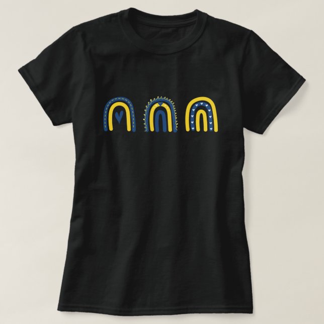 Camiseta de apoyo a Ucrania (Diseño del anverso)