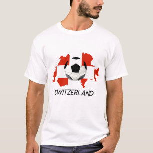 Camiseta de apoyo al equipo de fútbol de Suiza