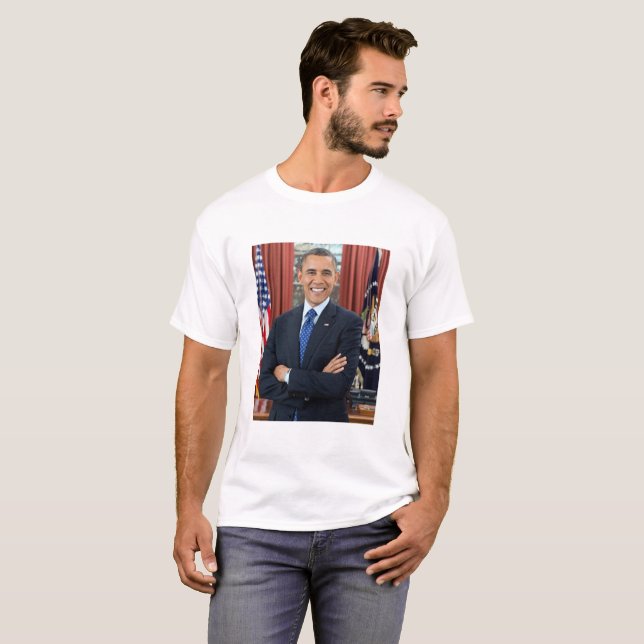 Camiseta de apoyo al presidente Barack Obama (Anverso completo)