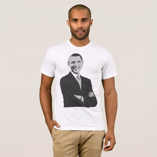 Camiseta de apoyo al presidente Barack Obama (Anverso completo)