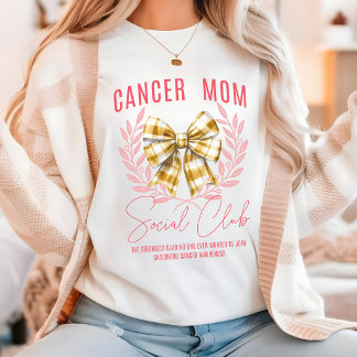 Camiseta de apoyo con lazo dorado, Club Social de