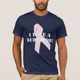 Camiseta de apoyo con letras en bloque "Amo a un s
