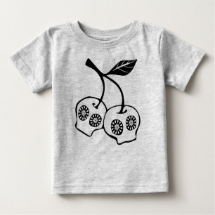 Camiseta de Apple Floral Skull