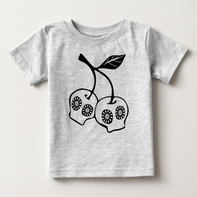 Camiseta de Apple Floral Skull (Anverso)