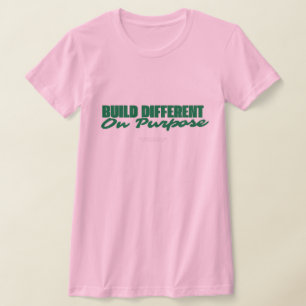 Camiseta de Apreciación Negra Construida Diferente