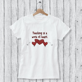 Camiseta de aprecio al corazón del profesor