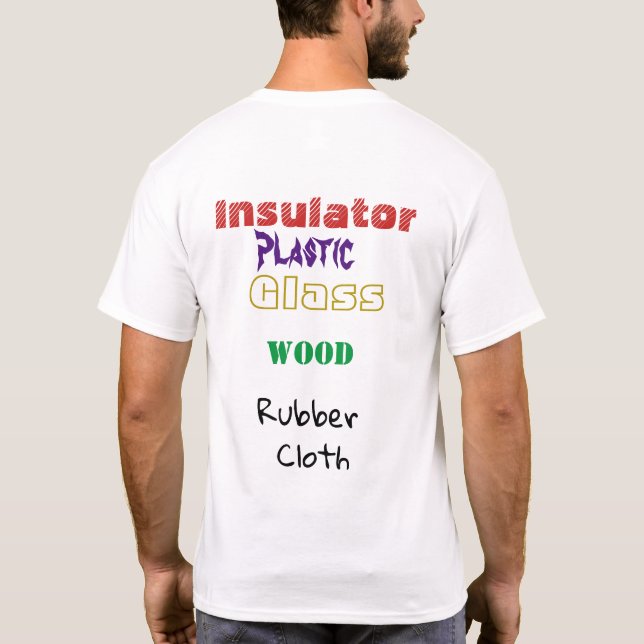 camiseta de aprendizaje escolar (Reverso)