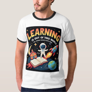 Camiseta de aprendizaje espacial