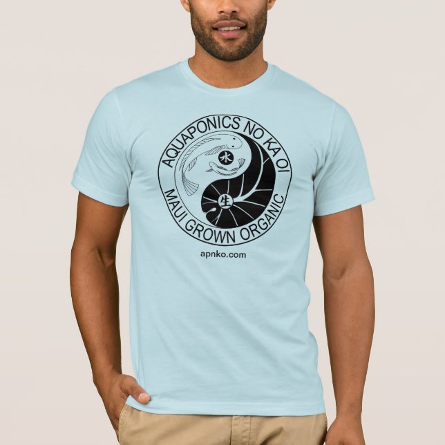 Camiseta de Aquaponics de Maui, Hawaii (Anverso)