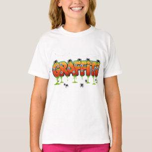 Camiseta de araña de graffiti - Edgy Streetwear Te