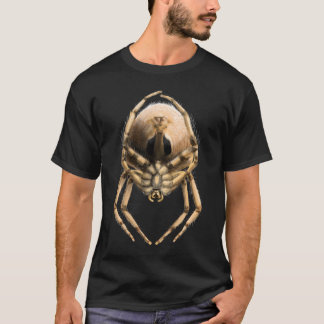 Camiseta de araña tejedora orbicular de cara de ga