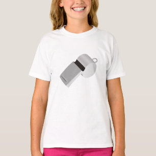 Camiseta de árbitro silbato para niñas