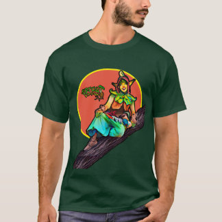 Camiseta de árbol de brotes