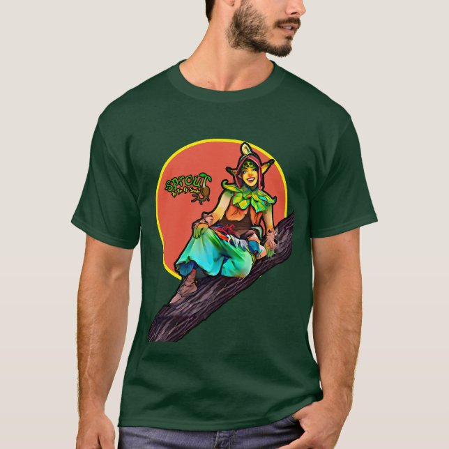Camiseta de árbol de brotes (Anverso)