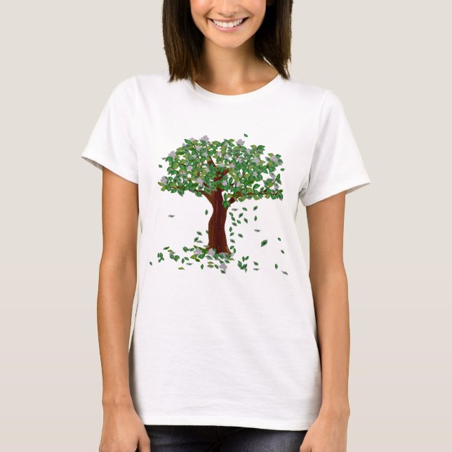 Camiseta de árbol de magnolia (Anverso)