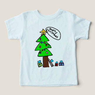 camiseta de árbol de navidad