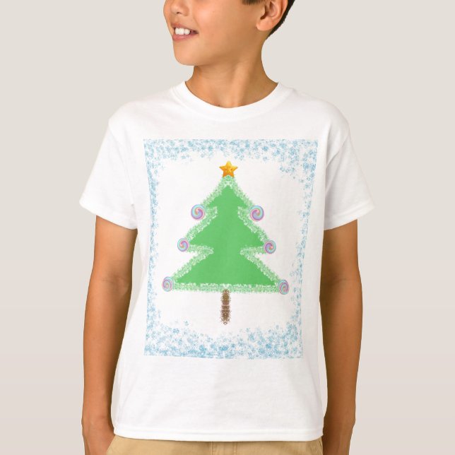 Camiseta de árbol de Navidad (Anverso)