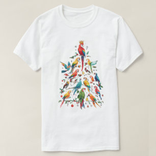 Camiseta de árbol de Navidad de Parrot
