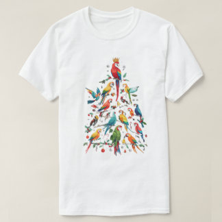 Camiseta de árbol de Navidad de Parrot