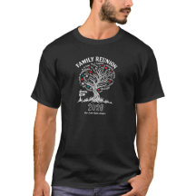 Camiseta de árbol de Reunión Familiar Amor familia