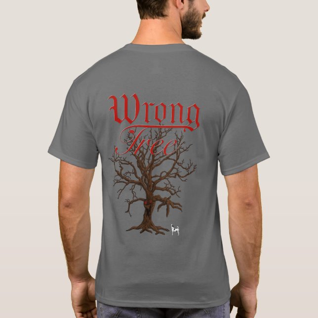 Camiseta de árbol monstrual de árbol erróneo (Reverso)