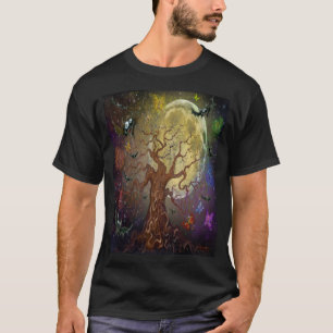 Camiseta de árbol torcido