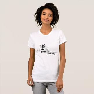 Camiseta de árboles forestales artísticos para muj