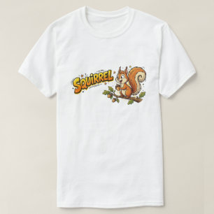Camiseta de ardilla Divertido Arte Cómic de distra