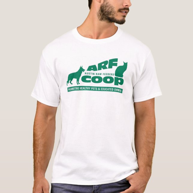Camiseta de ARFcoop - gallinero crudo de los (Anverso)