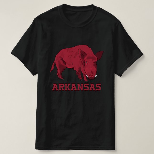 Camiseta de Arkansas Razorback (Diseño del anverso)