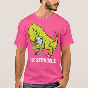 Camiseta de armas cortas T-Rex sin cookies luchand