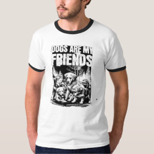 Camiseta de aro básica para hombre estilo Black Do