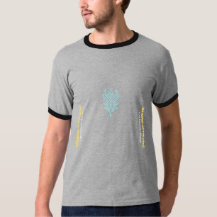 Camiseta de aro masculina "Susurro de los Muertos"