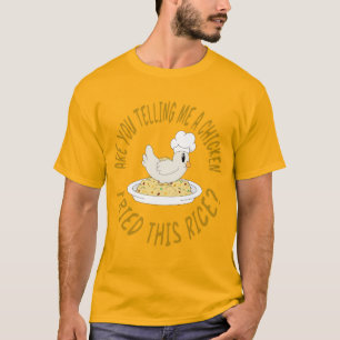Camiseta de arroz frito de pollo