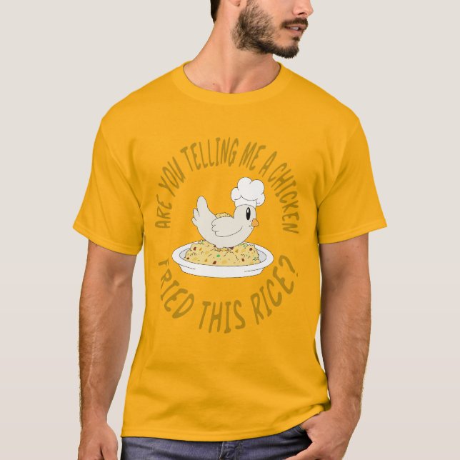 Camiseta de arroz frito de pollo (Anverso)