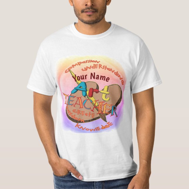 Camiseta de Art Teacher Motto (Anverso)