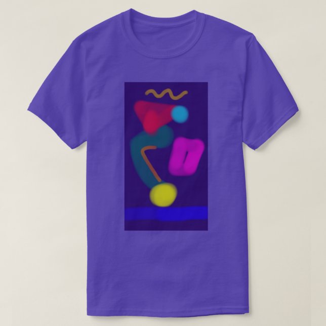 Camiseta de Arte Abstracto Colorido (Diseño del anverso)