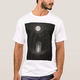 Camiseta de Arte Abstracto Oscuro