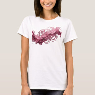 Camiseta de arte abstracto rosa moderno STATEMENT