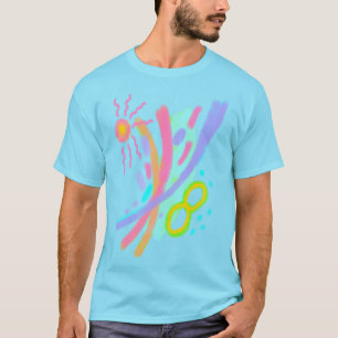 Camiseta de arte abstracto único