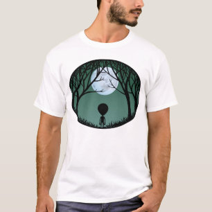Camiseta de arte alienígena Alien w. Camisetas de