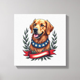 Camiseta de arte americana patriótica de Golden Re