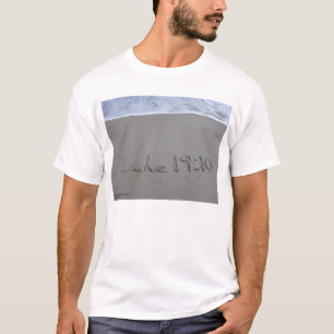 Camiseta de arte Bible Beach - Lucas 19:10
