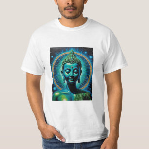 Camiseta De Arte Brillante De Buda Celestial
